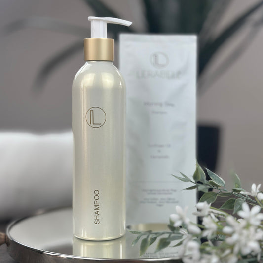 Morning Dew Starter Set Shampoo, Pulverkonzentrat und Aluminiumflasche zum Anmischen